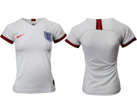 Wholesale Cheap Women\'s England Blank Home Soccer Country Jersey