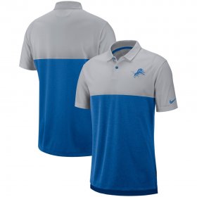 Wholesale Cheap Detroit Lions Nike Sideline Early Season Performance Polo Gray Blue