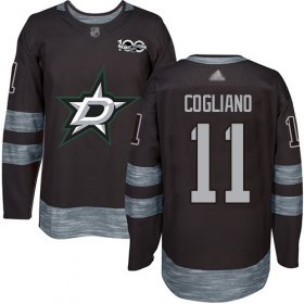 Wholesale Cheap Adidas Stars #11 Andrew Cogliano Black 1917-2017 100th Anniversary Stitched NHL Jersey