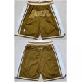 Wholesale Cheap Men Los Angeles Lakers Tawny Shorts Run Small