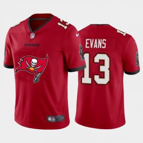 Wholesale Cheap Tampa Bay Buccaneers #13 Mike Evans Red Men\'s Nike Big Team Logo Vapor Limited NFL Jersey