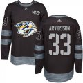 Wholesale Cheap Adidas Predators #33 Viktor Arvidsson Black 1917-2017 100th Anniversary Stitched NHL Jersey