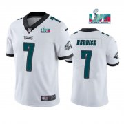 Wholesale Cheap Men's Philadelphia Eagles #7 Haason Reddick White Super Bowl LVII Patch Vapor Untouchable Limited Stitched Jersey