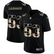 Wholesale Cheap Indianapolis Colts #53 Darius Leonard Carbon Black Vapor Statue Of Liberty Limited NFL Jersey