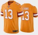 Wholesale Cheap Men's Tampa Bay Buccaneers #13 Mike Evans Orange Vapor Untouchable Limited Stitched Jersey