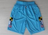 Wholesale Cheap Los Angeles Clippers 2013 Light Blue Short