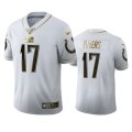 Wholesale Cheap Indianapolis Colts #17 Philip Rivers Men's Nike White Golden Edition Vapor Limited NFL 100 Jersey