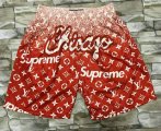 Wholesale Cheap Men's Chicago Bulls Red Fashion Hardwood Classics Soul Swingman Throwback Shorts