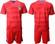 Wholesale Cheap USA Blank Away Soccer Country Jersey