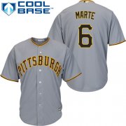 Wholesale Cheap Pirates #6 Starling Marte Grey Cool Base Stitched Youth MLB Jersey