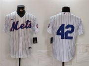 Cheap Men's New York Mets #42 Jackie Robinson White Cool Base Stitched Baseball Jersey