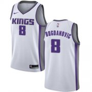 Wholesale Cheap Women's Sacramento Kings #8 Bogdan Bogdanovic White Basketball Swingman Association Edition Jersey