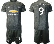 Wholesale Cheap Men 2020-2021 club Manchester United away 9 black Soccer Jerseys