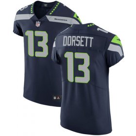 Wholesale Cheap Nike Seahawks #13 Phillip Dorsett Steel Blue Team Color Men\'s Stitched NFL Vapor Untouchable Elite Jersey