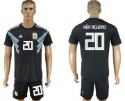 Wholesale Cheap Argentina #20 Kun Aguero Away Soccer Country Jersey