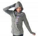 Wholesale Cheap Women's NFL Buffalo Bills G-III 4Her by Carl Banks Recovery Full-Zip Hoodie Heathered Gray