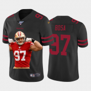 Cheap San Francisco 49ers #97 Nick Bosa Nike Team Hero 2 Vapor Limited NFL 100 Jersey Black