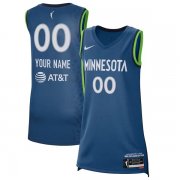 Cheap Women's Minnesota Lynx Active Player Custom Blue 2021 Explorer Edition Stitched Jersey