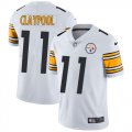 Wholesale Cheap Nike Steelers #11 Chase Claypool White Men's Stitched NFL Vapor Untouchable Limited Jersey