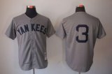 Wholesale Cheap Mitchell And Ness 1929 Yankees #3 Babe Ruth Grey Throwback Stitched MLB Jersey