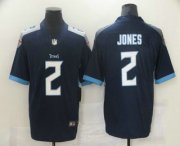 Wholesale Cheap Men's Tennessee Titans #2 Julio Jones Navy Vapor Untouchable Limited Jersey