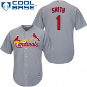 Wholesale Cheap Cardinals #1 Ozzie Smith Grey Cool Base Stitched Youth MLB Jersey