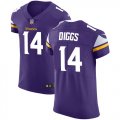 Wholesale Cheap Nike Vikings #14 Stefon Diggs Purple Team Color Men's Stitched NFL Vapor Untouchable Elite Jersey