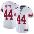 Wholesale Cheap Nike Giants #44 Doug Kotar White Women's Stitched NFL Vapor Untouchable Limited Jersey