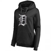 Wholesale Cheap Women's Detroit Tigers Platinum Collection Pullover Hoodie Black