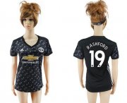 Wholesale Cheap Women's Manchester United #19 Rashford Away Soccer Club Jersey