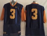 Wholesale Cheap Notre Dame Fighting Irish #3 Joe Montana 2014 Blue With Yellow Jersey