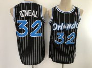 Wholesale Cheap Men's Orlando Magic #32 Shaquille O'neal 1994-95 Black Hardwood Classics Soul Swingman Throwback Jersey