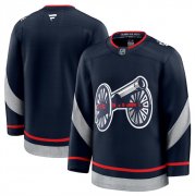 Cheap Men's Columbus Blue Jackets Blank Navy 2024-25 Stitched Hockey Jersey