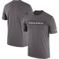 Wholesale Cheap Houston Texans Nike Sideline Seismic Legend Performance T-Shirt Charcoal