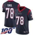 Wholesale Cheap Nike Texans #78 Laremy Tunsil Navy Blue Team Color Men's Stitched NFL 100th Season Vapor Untouchable Limited Jersey