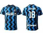 Wholesale Cheap Men 2020-2021 club Inter Milan home aaa versio 18 blue Soccer Jerseys