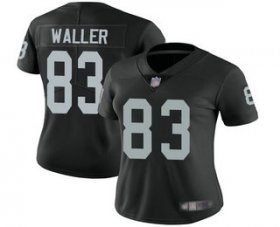 Wholesale Cheap Women\'s Oakland Raiders #83 Darren Waller Black 2017 Vapor Untouchable Stitched NFL Nike Limited Jersey