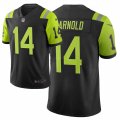 Wholesale Cheap Nike Jets #14 Sam Darnold Black Men's Stitched NFL Limited City Edition Jersey