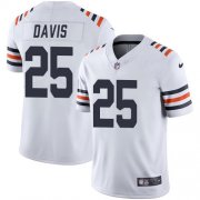 Wholesale Cheap Nike Bears #25 Mike Davis White Men's 2019 Alternate Classic Stitched NFL Vapor Untouchable Limited Jersey