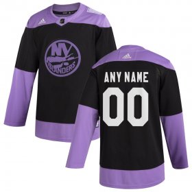 Wholesale Cheap New York Islanders Adidas Hockey Fights Cancer Custom Practice Jersey Black