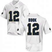 Wholesale Cheap Notre Dame Fighting Irish 12 Ian Book White College Football Jersey