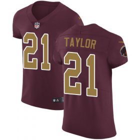 Wholesale Cheap Nike Redskins #21 Sean Taylor Burgundy Red Alternate Men\'s Stitched NFL Vapor Untouchable Elite Jersey