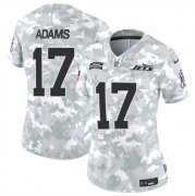 Cheap Women's New York Jets #17 Davante Adams 2024 F.U.S.E Arctic Camo Salute To Service Limited Stitched Jersey(Run Small)