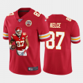 Cheap Kansas City Chiefs #87 Travis Kelce Nike Team Hero 6 Vapor Limited NFL 100 Jersey Red