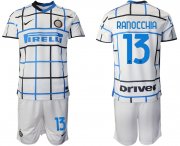 Wholesale Cheap Men 2020-2021 club Inter milan away 13 white Soccer Jerseys