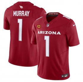 Cheap Men\'s Arizona Cardinals #1 Kyler Murray Red 2024 F.U.S.E. With 4-Star C Patch Vapor Untouchable Limited Football Stitched Jersey