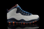 Wholesale Cheap Air Jordan 10 Retro New releases Shoes cool gray/black-blue-orange