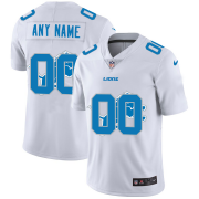 Wholesale Cheap Detroit Lions Custom White Men's Nike Team Logo Dual Overlap Limited NFL Jersey