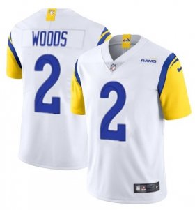 Wholesale Cheap Nike Rams 2 Robert Woods White Vapor Untouchable Limited Jersey