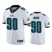 Wholesale Cheap Men's Philadelphia Eagles #90 Jordan Davis White Vapor Untouchable Limited Stitched Jersey